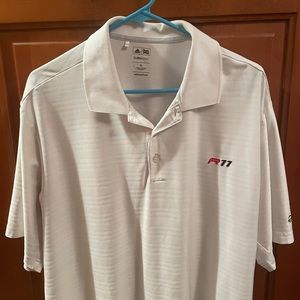 Adidas Taylormade White Polo Shirt
